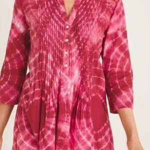 Chico's Vibrant Pink Tunic Top 2P
